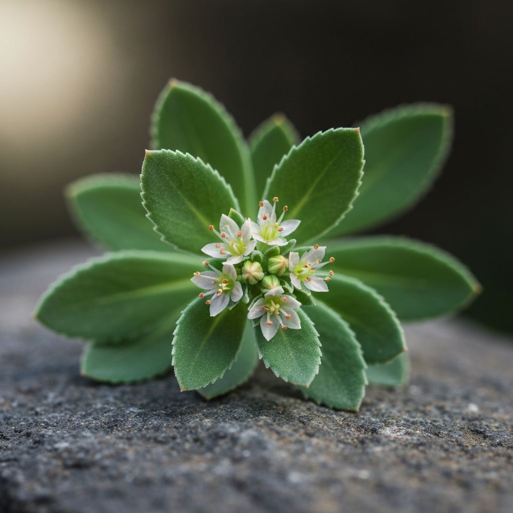 Rhodiola rosea Pflanze